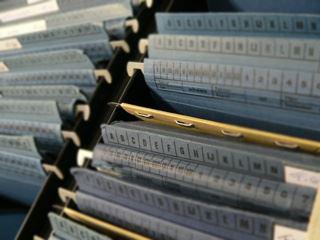 Akten im Aktenrigister