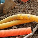 DIN-Rohre zum Wasserablauf